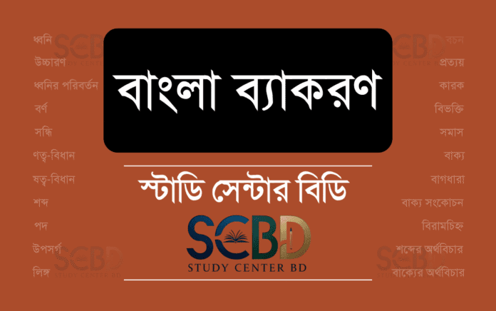 বাংলা ব্যাকরণ - বাংলা ব্যাকরণের আলোচ্য বিষয়সমূহ